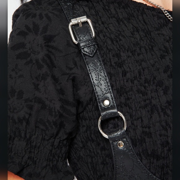 🖤SOLD🖤 Disturbia | Celia Ribbon Wrap Harness - Picture 3 of 3